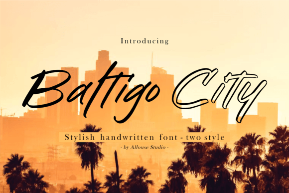 Baltigo City Font – Stylish Handwritten Typography