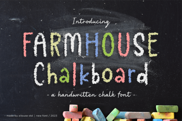 Farmhouse Chalkboard Font – A Delicate Script Worth Exploring
