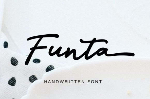 Funta: The Handwritten Script Font That Makes Every Design Feel Personal