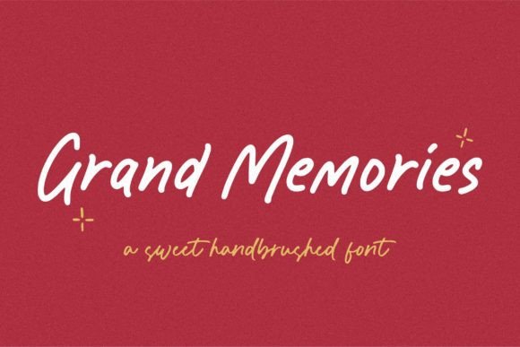 Grand Memories: A Script Font That Feels Personal