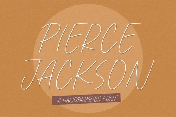 Pierce Jackson – The Handwritten Font That Stands Out