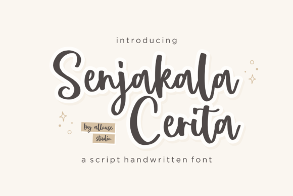 Senjakala Cerita: A Whimsical Display Font Worth Exploring